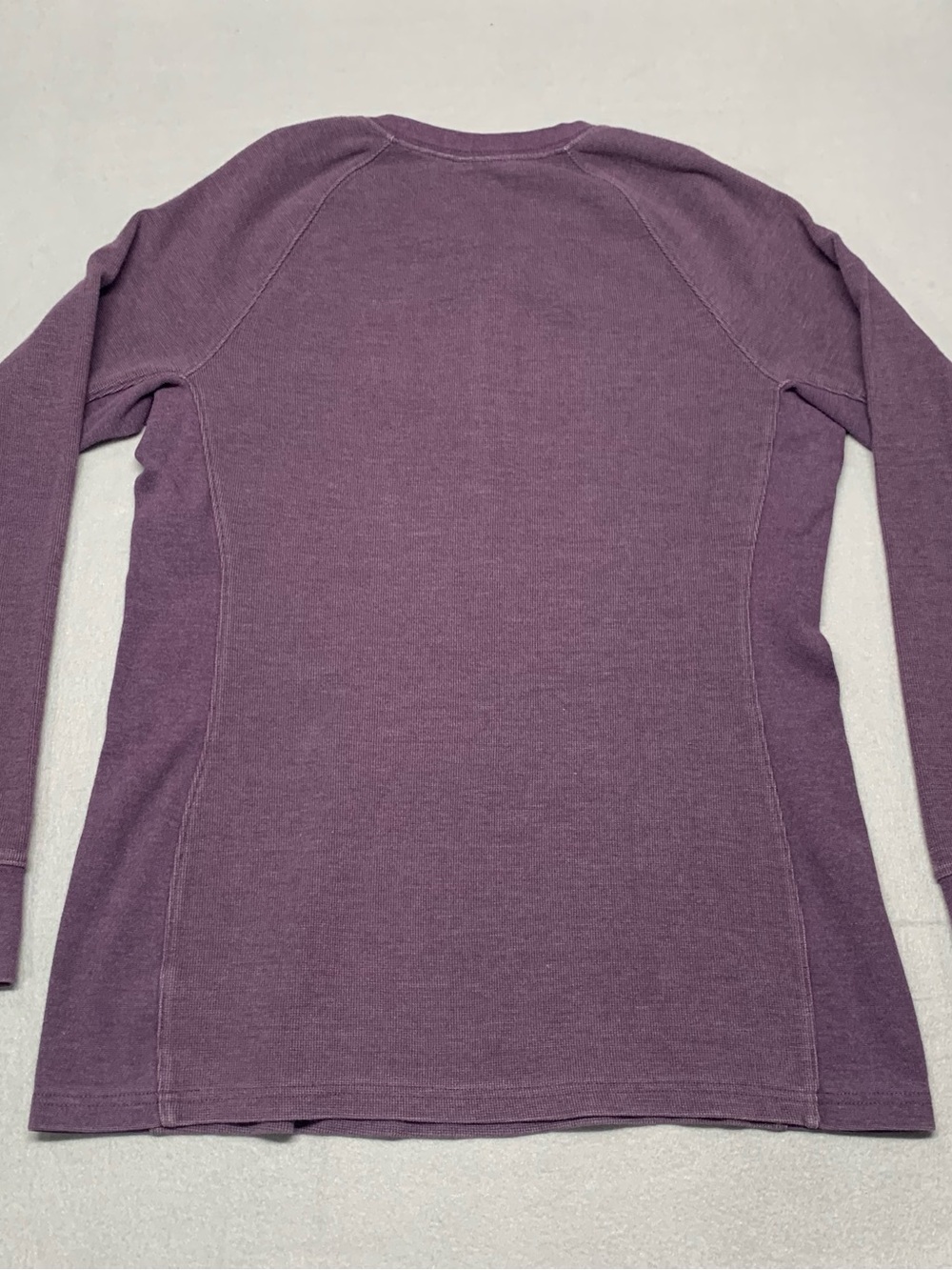 Duluth Trading Co Purple Henley Long-Sleeve Shirt - Picture 4 of 7